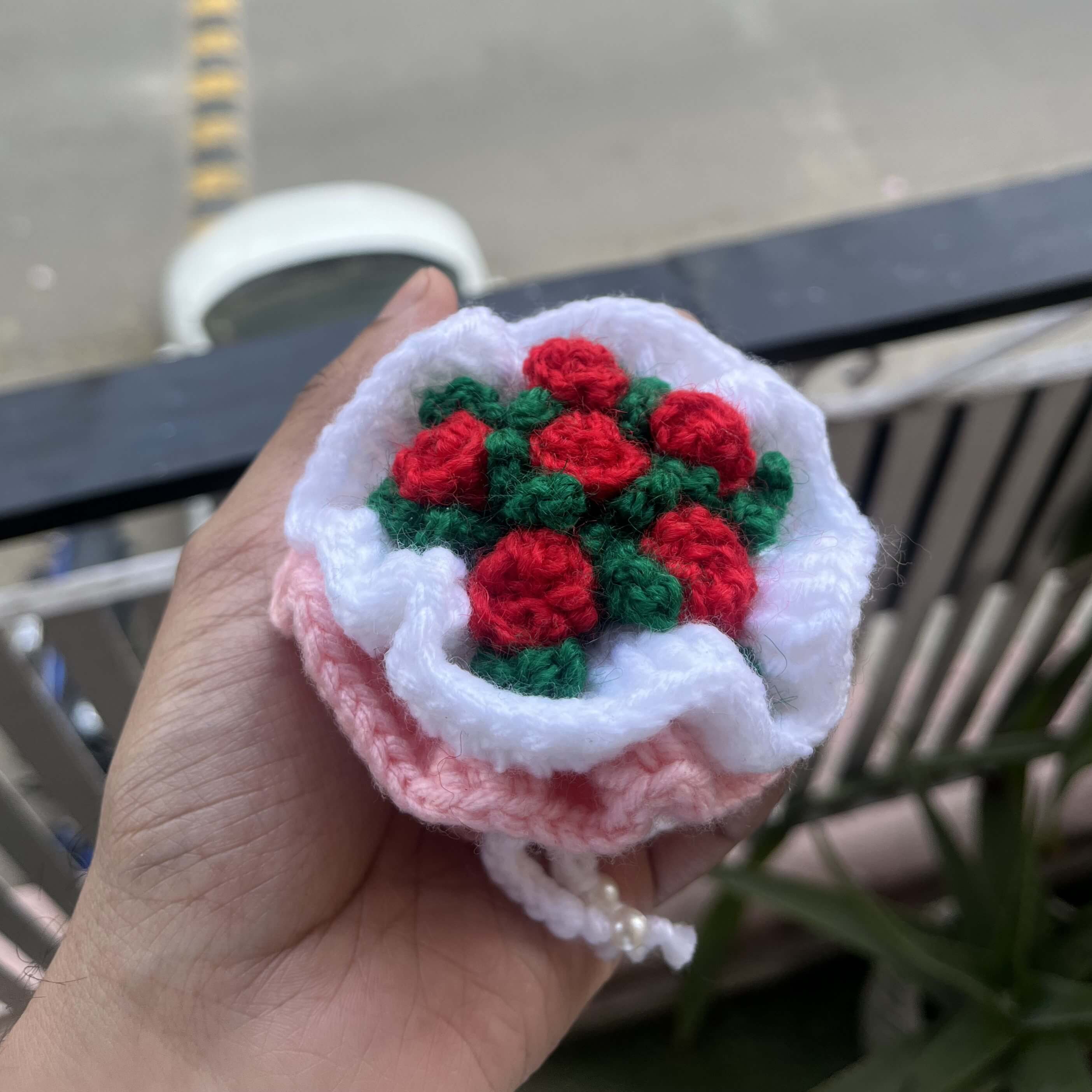 Red Flower Mini Bouquet