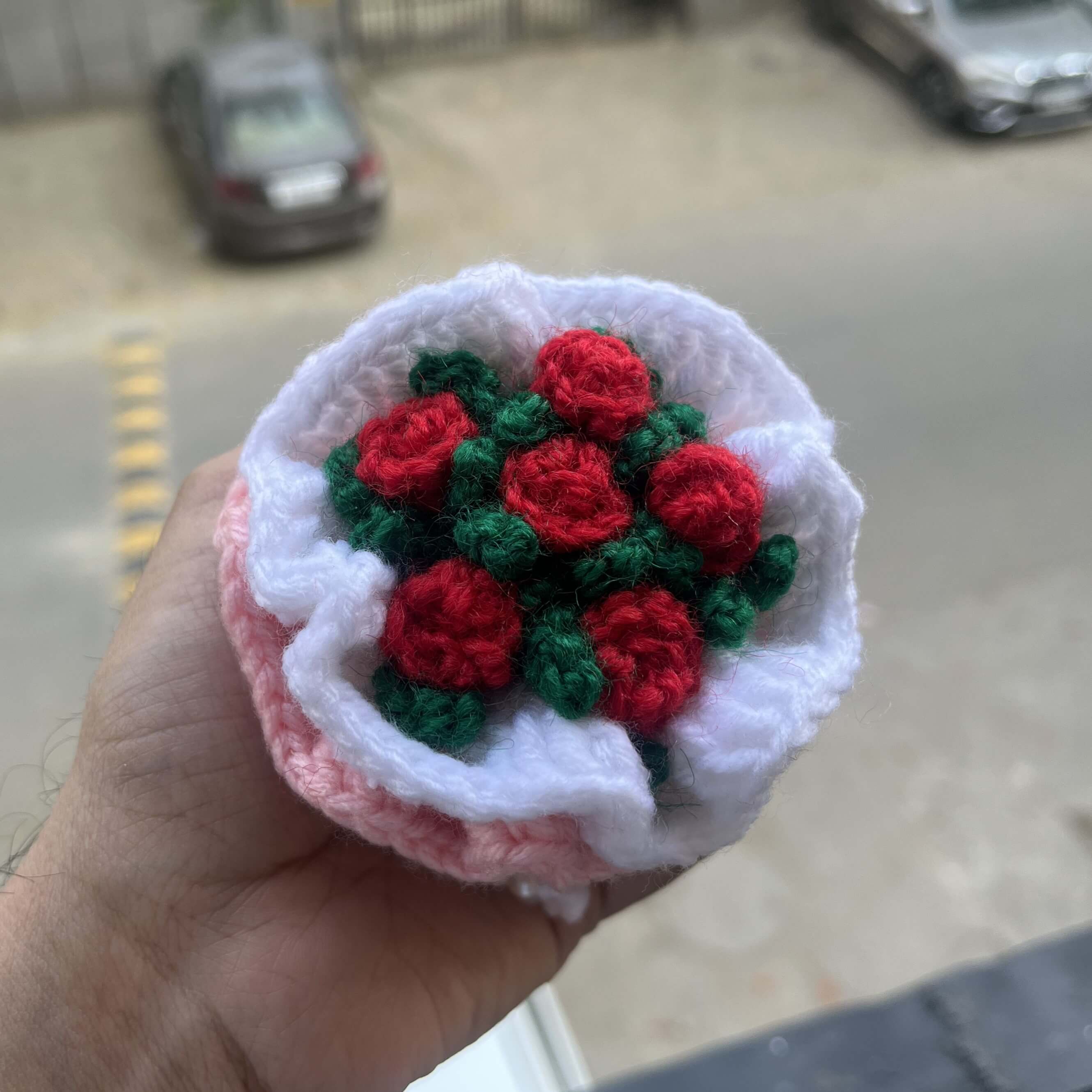 Red Flower Mini Bouquet