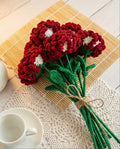Red Carnation Bouquet - Pack of 5