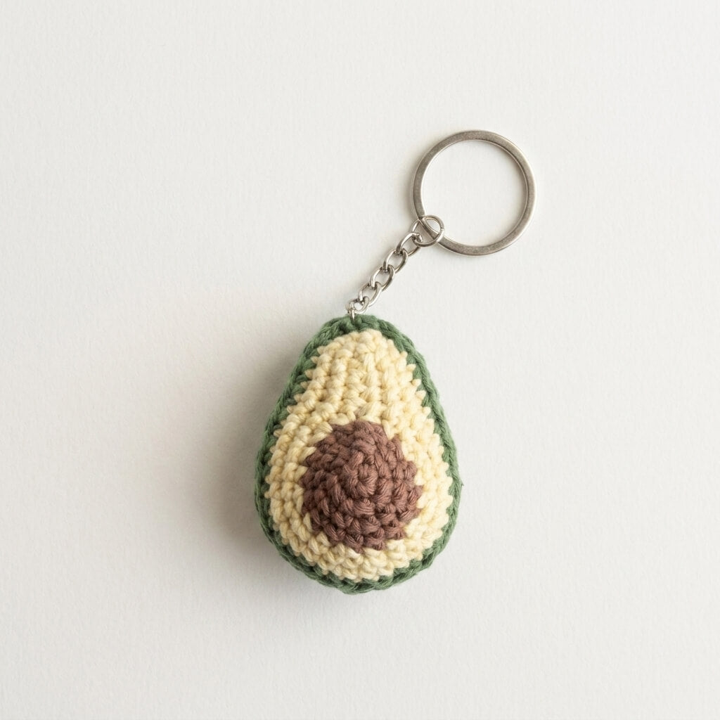 Avocado Keychain