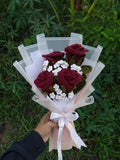 Wine Red Rose Bouquet
