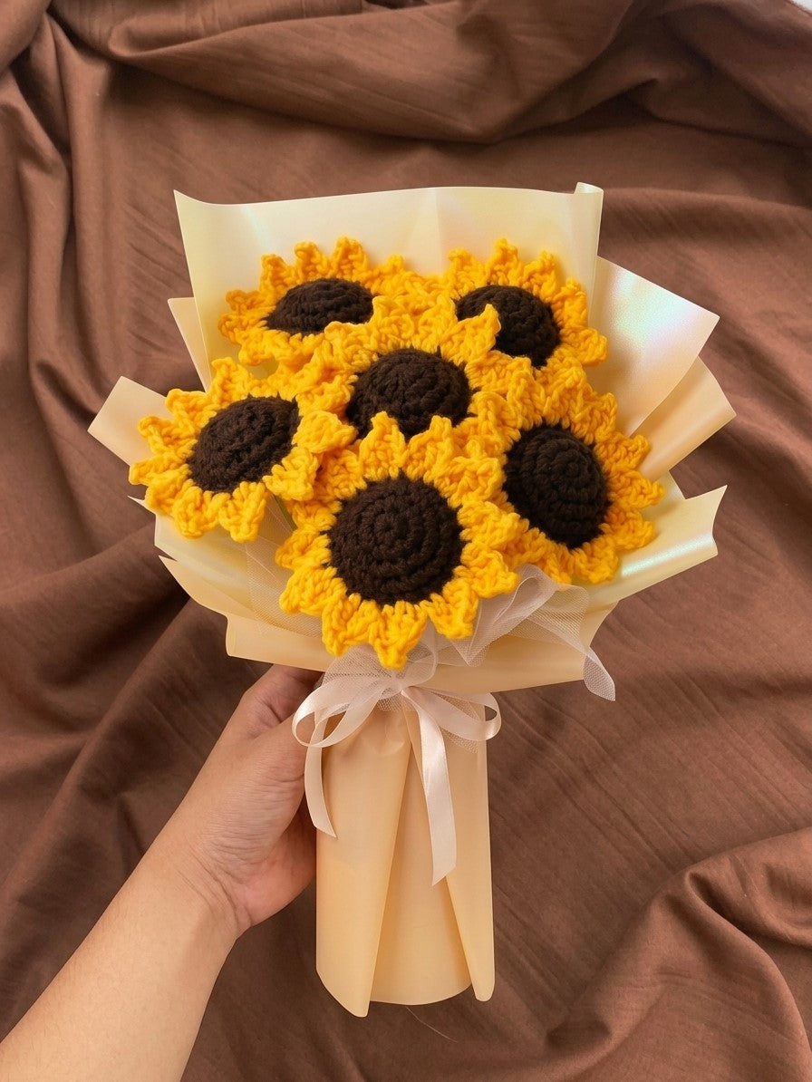 Sunflower bouquet | 5 sunflowers