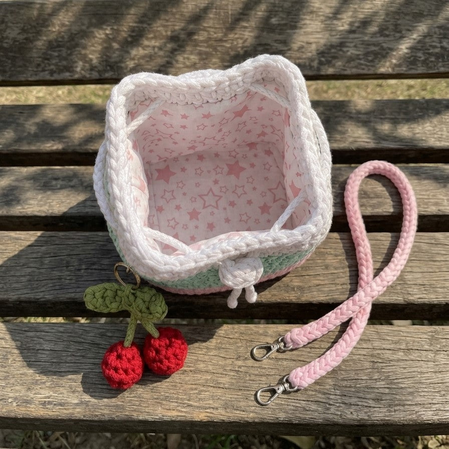 Cute cherry bag