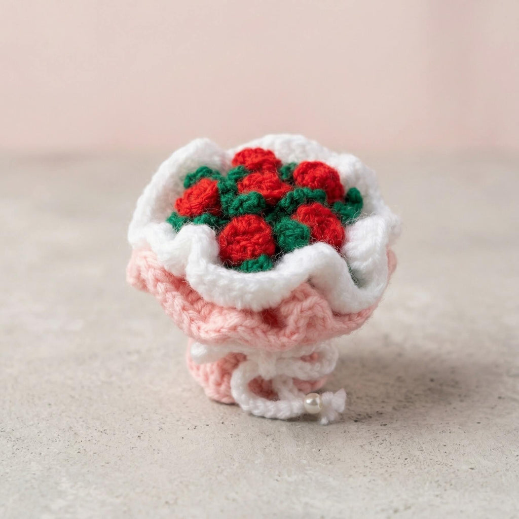 Red Flower Mini Bouquet