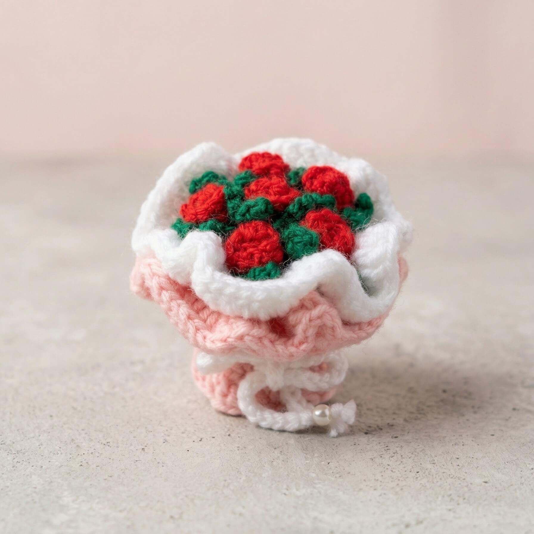 Red Flower Mini Bouquet